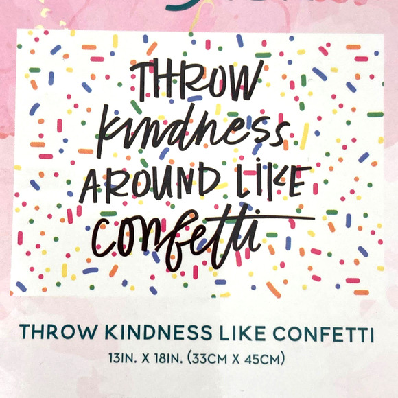 THROW KINDNESS AROUND LIKE CONFETTI Placemats - Set of 4 - Picture 6 of 6